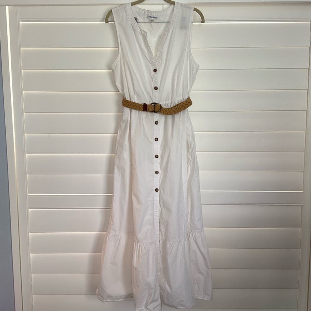 Timeless CK cotton Maxi Dress Sz 14